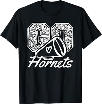 Go Cheer Hornets Sports Name Gifts Men Women Boy Girl T-Shirt