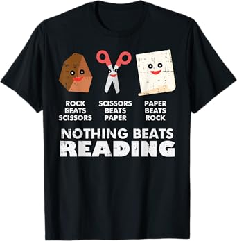 Nothing Beats Reading Book Librarian Across America Kids T-Shirt