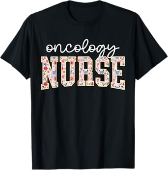 Floral Oncology Nurse OCN Nursing Oncologist Wildflowers T-Shirt