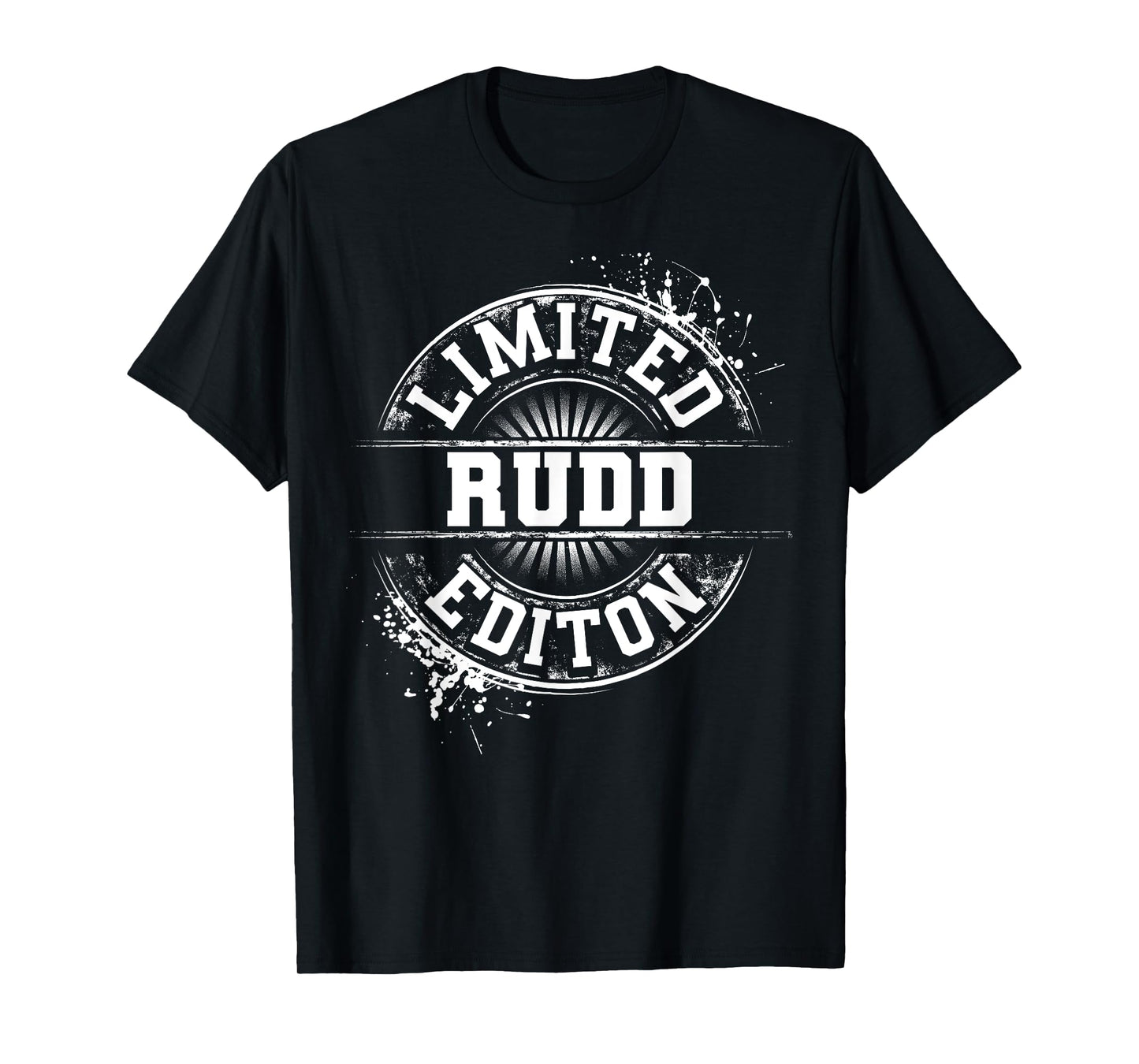 RUDD Funny Surname Family Tree Birthday Reunion Gift Idea T-Shirt