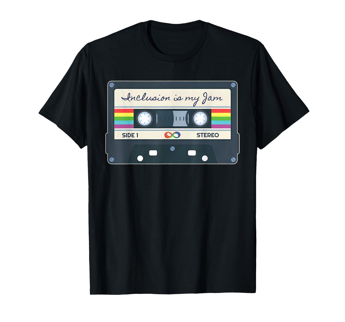 Autism Awareness Inclusion is My Jam SPED Teacher Cassette T-Shirt