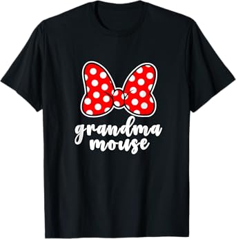 Grandma Mouse Family Vacation - Funny Grandma Mouse T-Shirt