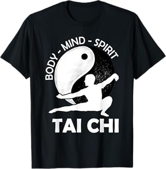 Tai Chi - Spiritual Yin Yang Mind Body Wellness Martial Arts T-Shirt