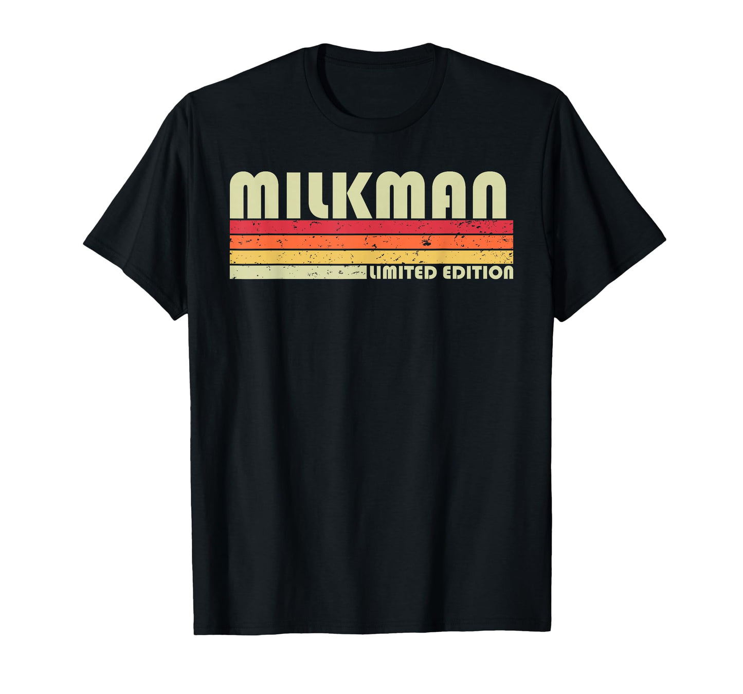 MILKMAN Funny Job Title Profession Birthday Worker Idea T-Shirt