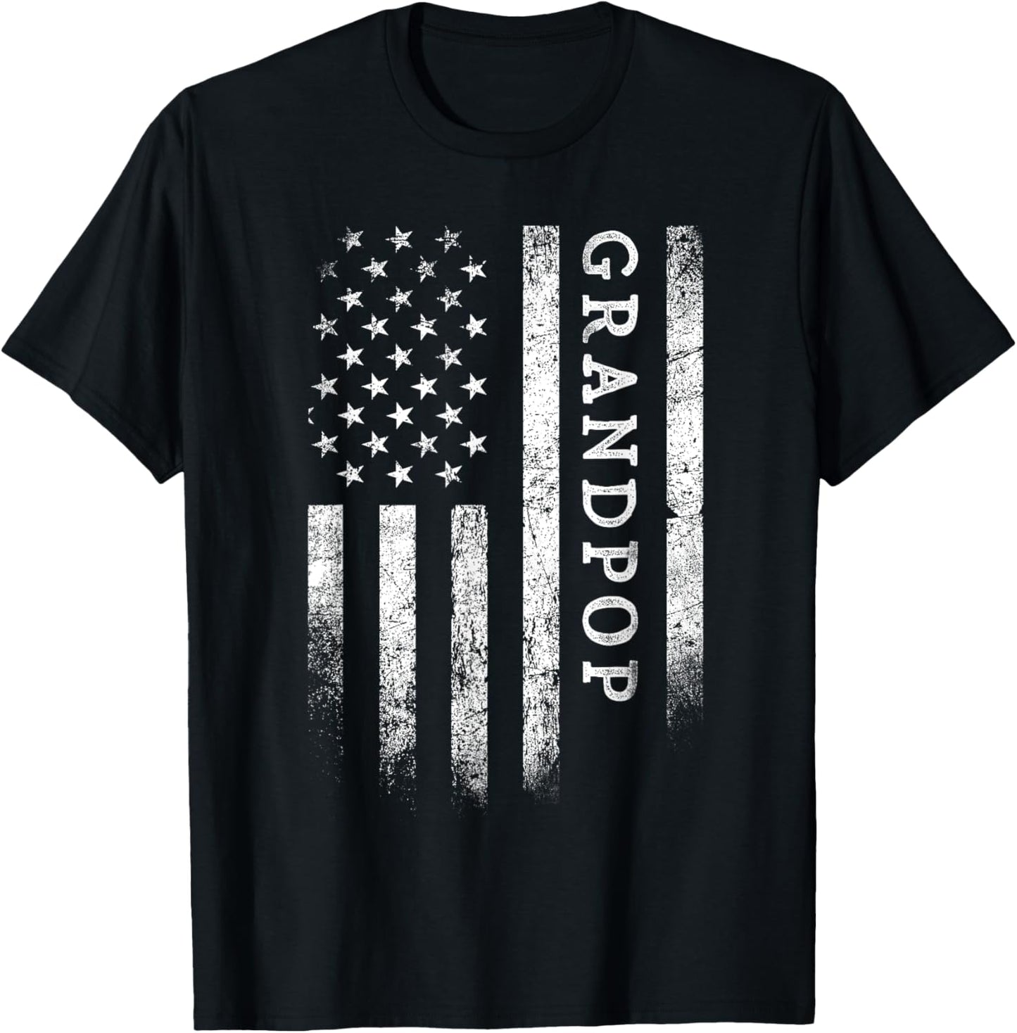 Grandpop American Flag Grandpop Gifts Patriotic Father's Day T-Shirt