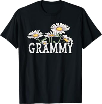 Grammy Floral Chamomile Design Mother's Day Gifts Grammy T-Shirt