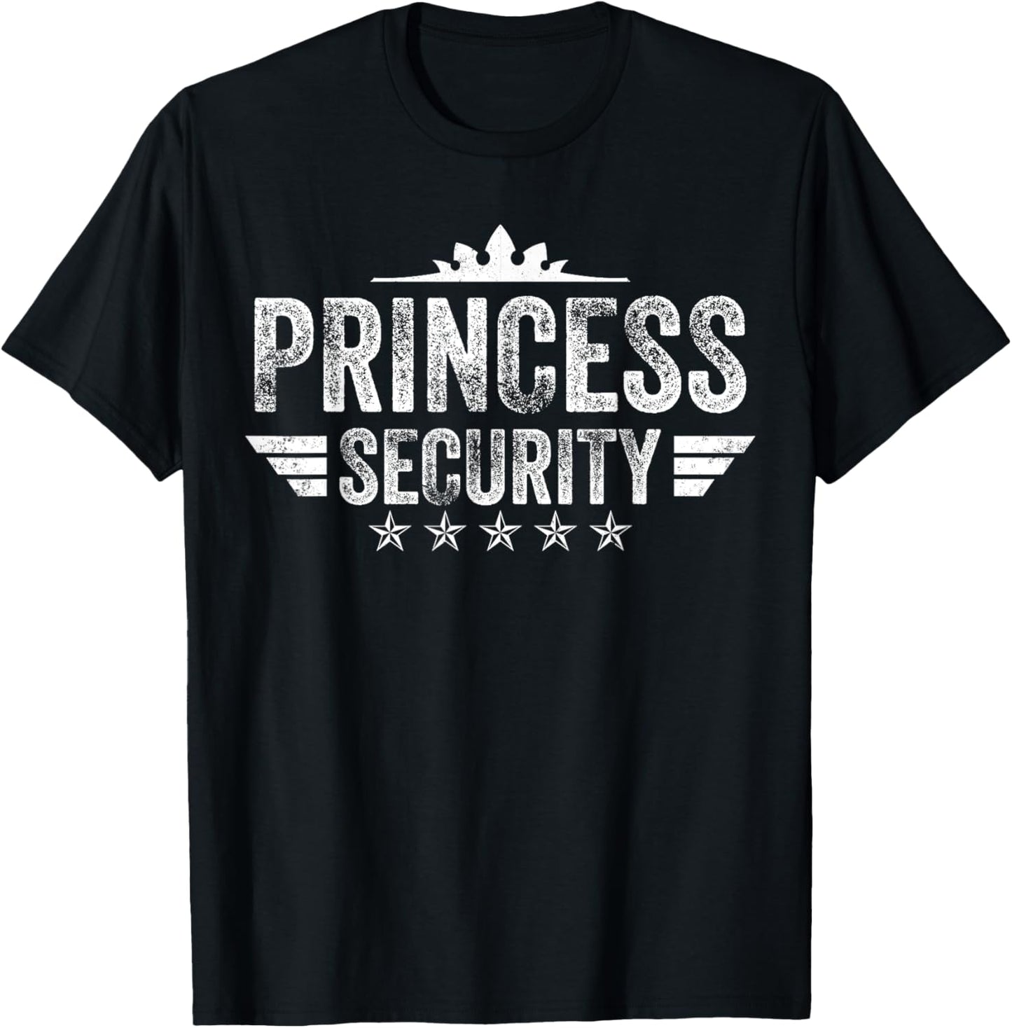 Princess Security Boys Big Brother Vintage Birthday Dad Mom T-Shirt
