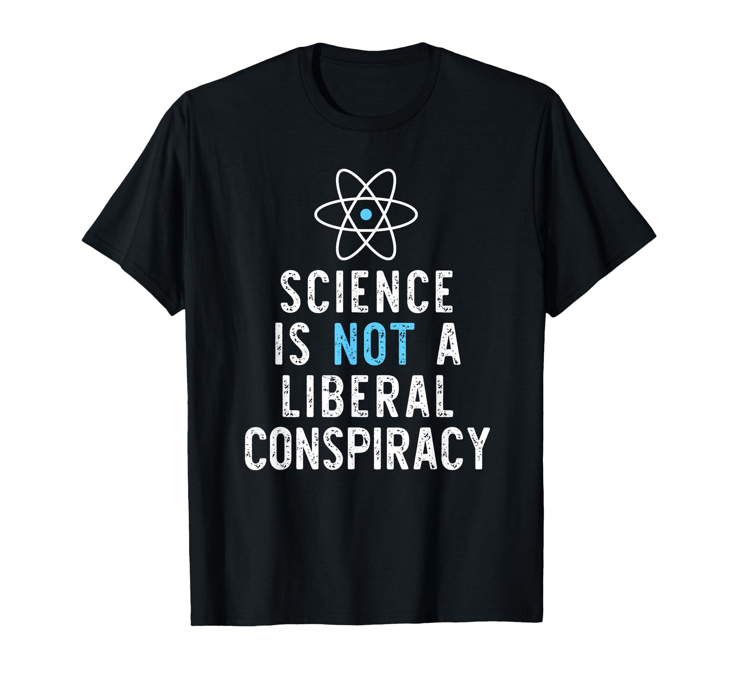 Science Is Not A Liberal Conspiracy Funny Christmas T-Shirt