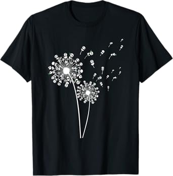 Funny Panda Dandelion Design Men Women Dandelion Panda Lover T-Shirt