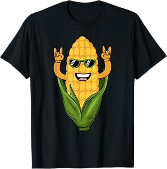 Funny Corn Design For Men Women Sweet Corn On The Cob Lovers T-Shirt
