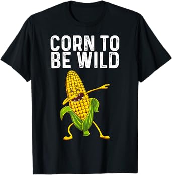 Funny Corn Gift For Men Women Corn On The Cob Costume Farmer T-Shirt