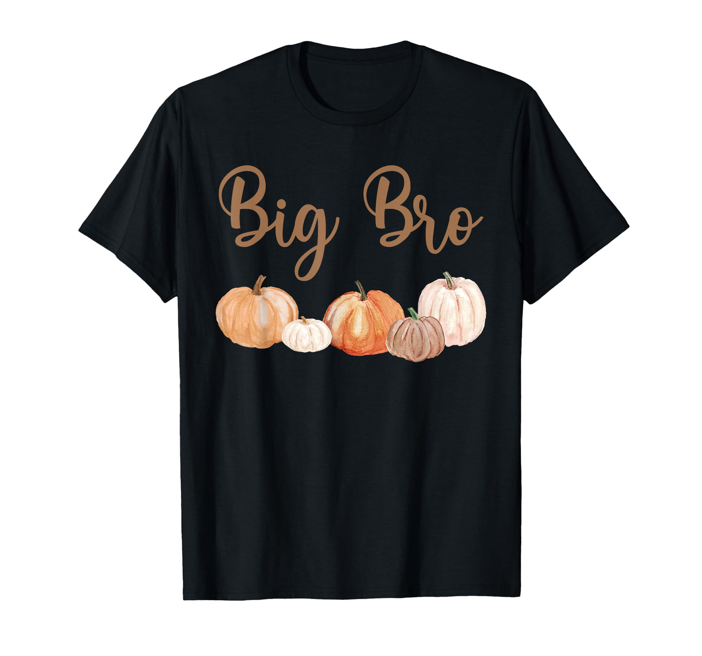 Big Brother of Little Pumpkin First Birthday Autumn Pumpkin T-Shirt
