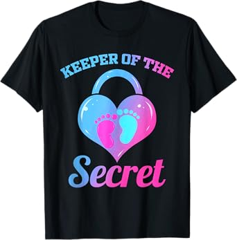 Keeper of the Secret Keeper of the Gender Parents Men Women T-Shirt