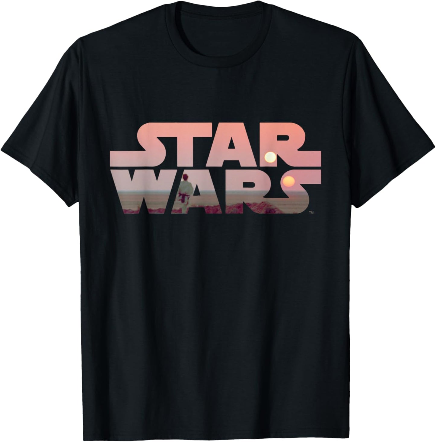 Star Wars Logo Luke Skywalker Tatooine T-Shirt T-Shirt