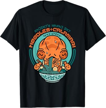 Star Wars Ackbar’s Snack Bar Noodles & Calamari Restaurant T-Shirt