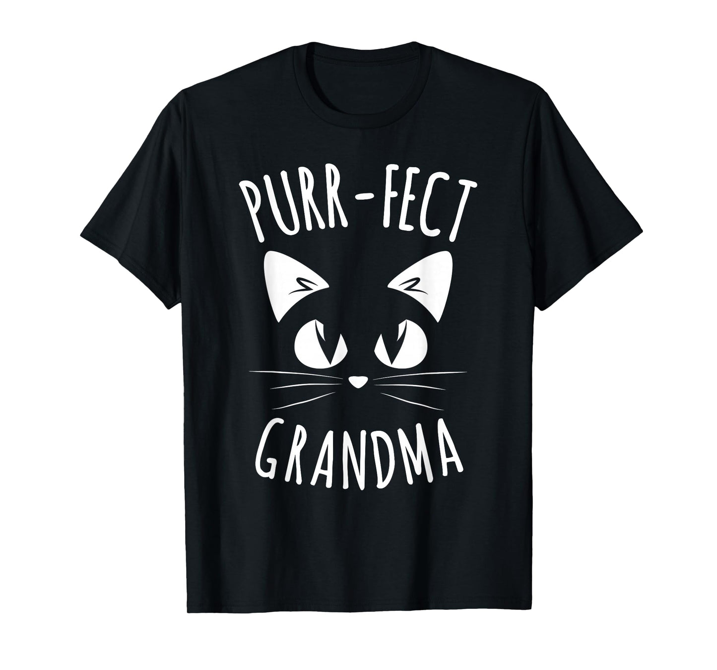 PURR-FECT Grandma Fur Mom Cute Cat Lover Animal Gift T-Shirt