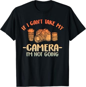 Photography Art For Men Women Camera Lover Photographer T-Shirt