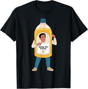 Organic Baby Oil Costume Adult Baby Powder Oil Perfume T-Shirt