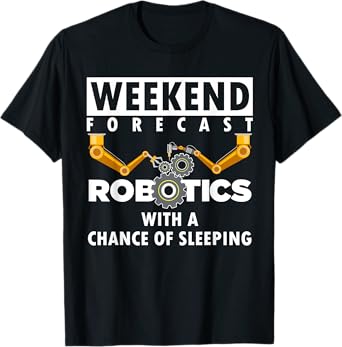 Funny Robotics Art For Men Women Robotics Engineer Robots T-Shirt