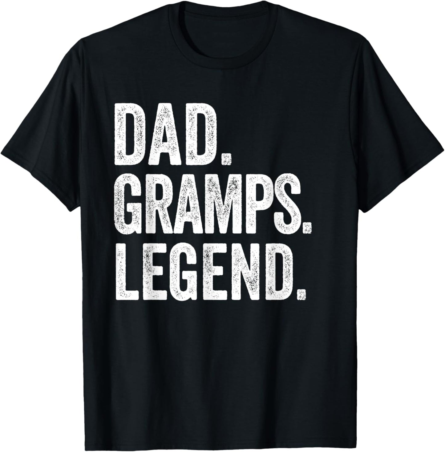 Dad Gramps Legend - Vintage Distressed Bold Gramps Graphic T-Shirt