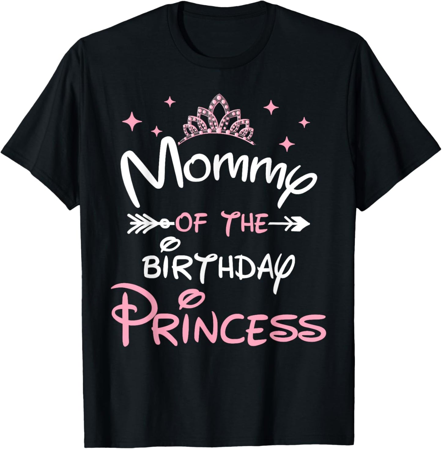 Mommy Of The Birthday Princess Toddler Kid Girl Family Mom T-Shirt