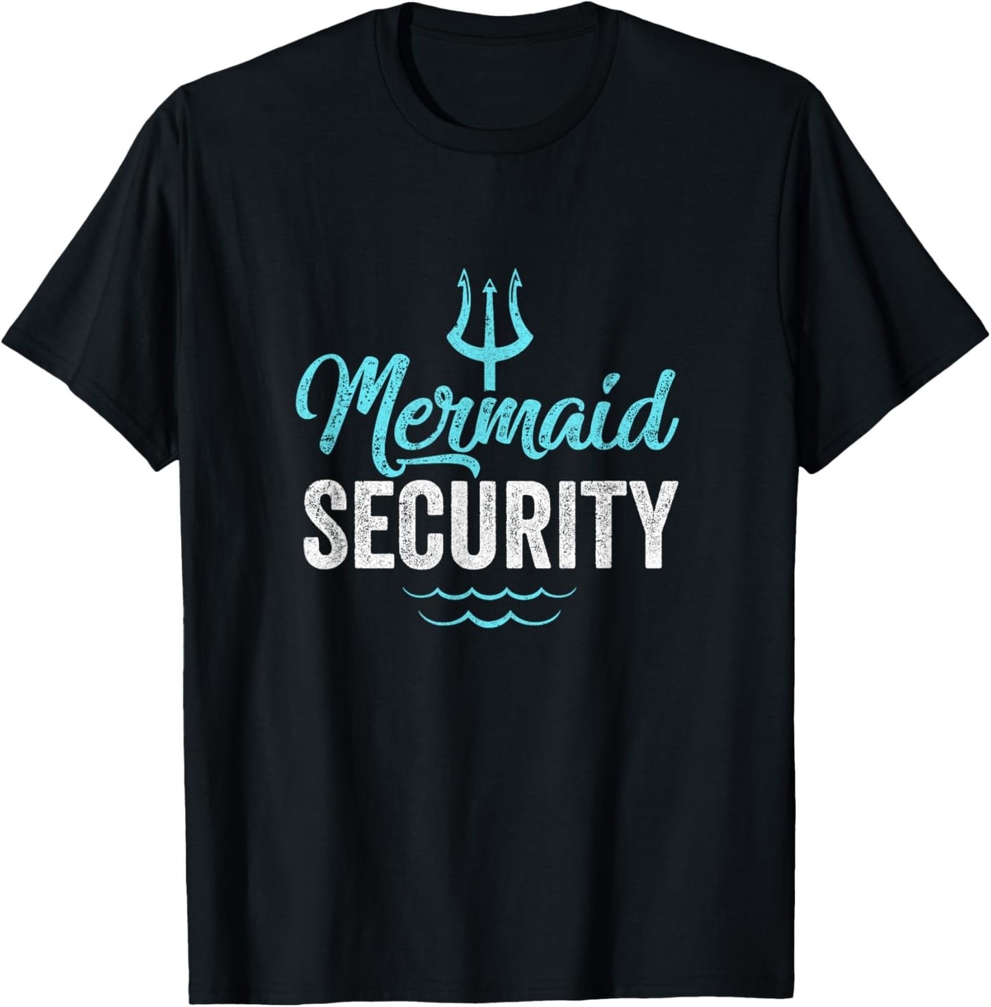 Mermaid Security Mermaid Dad Birthday Party Mer Dad T-Shirt