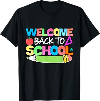 Welcome Back to School Fun First Day of School Vibes T-Shirt