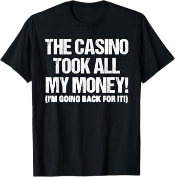 Best Gambling Gift Casino Lover Accessories Stuff Unisex-Adults Poker Lovers T-Shirt Black Medium