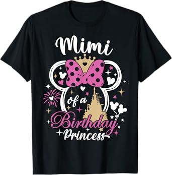 Matching Family Mimi Of The Birthday Princess T-Shirt