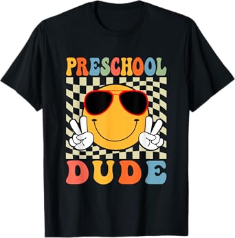 1st Day First Day of Preschool Dude Back To School Boys T-Shirt