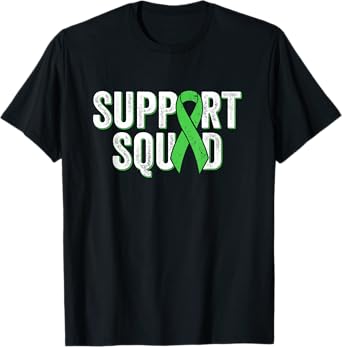 Non-Hodgkins Lymphoma Support Squad - Lime Green Awareness T-Shirt