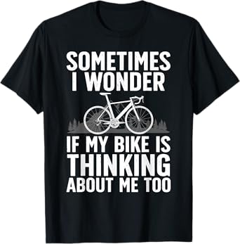 Funny Cycling Art For Men Women Kids Bike Rider Track Racing T-Shirt