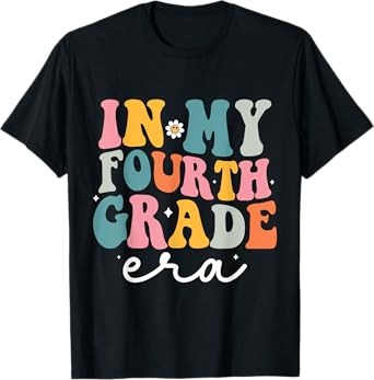 In My Fourth Grade Era Kids Back To School 4th Grade Teacher T-Shirt