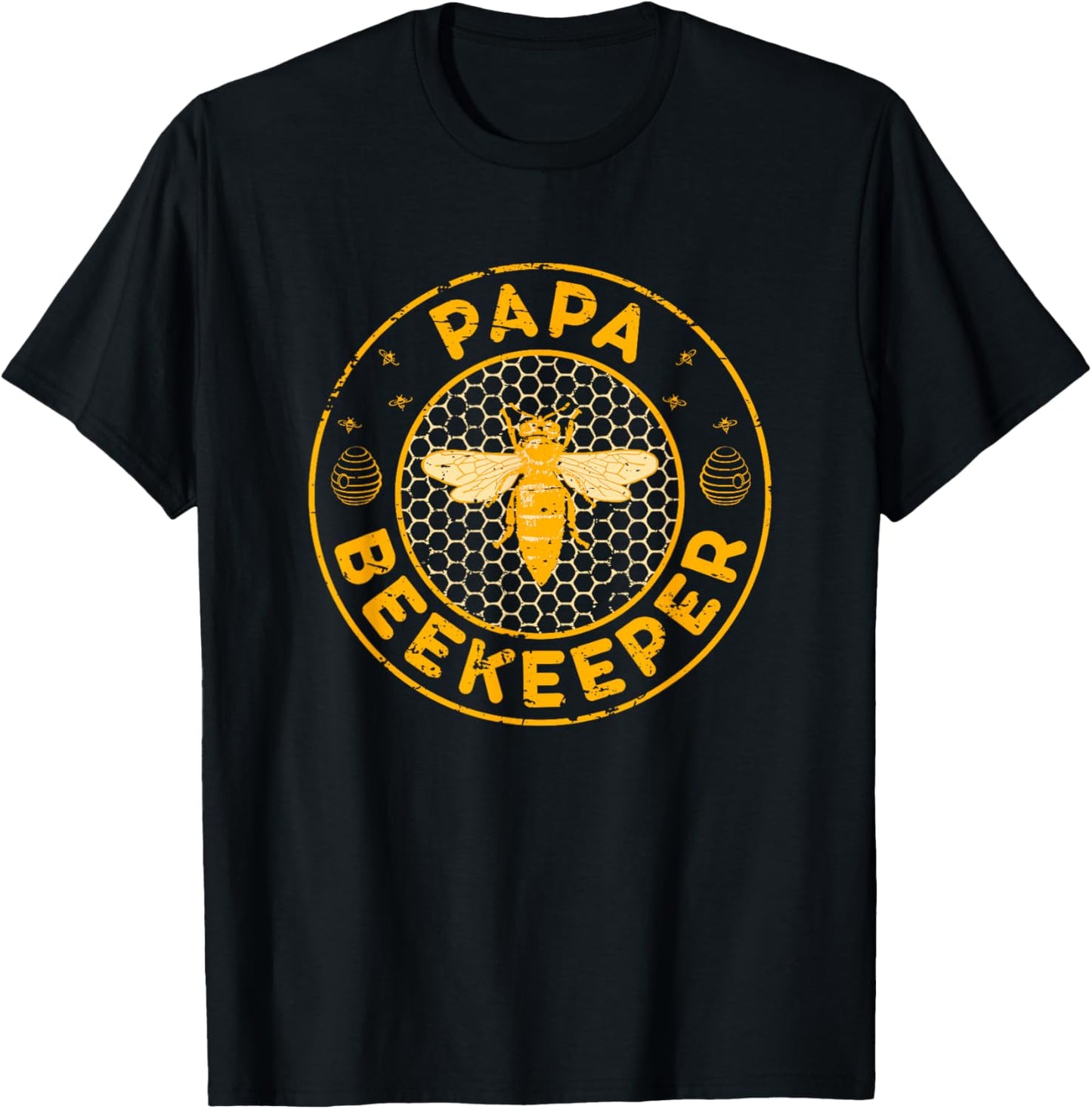 Papa Beekeeper, Bee Whisperer Distressed Retro Style T-shirt T-Shirt