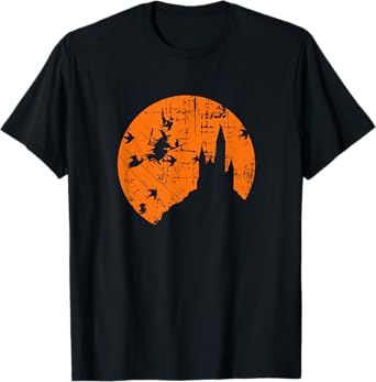 Witch Moon Orange silhouette tee T-Shirt