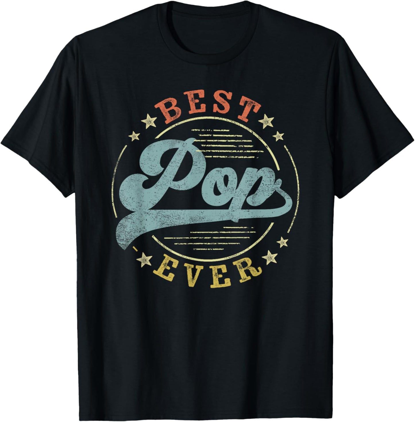 Best Pop Ever Father's Day Pop Gifts Vintage Emblem T-Shirt