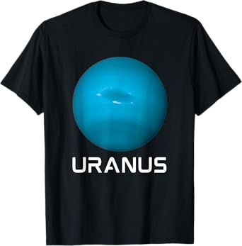Solar System 7th Planet Uranus Outer Space T-Shirt