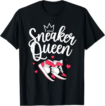 Funny Sneaker Art For Women Girls Shoe Head Sneaker Lover T-Shirt