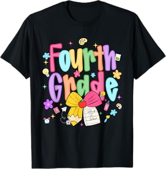 Fourth Grade Team 4th Grade Back To School Teacher Kids T-Shirt