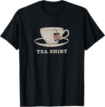 I Love English Tea Party UK Flag London Souvenir T-Shirt