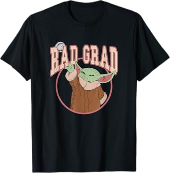 Star Wars The Mandalorian Graduation Rad Grad Grogu T-Shirt