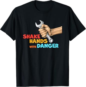 Shake Hands With Danger Retro Apparel T-Shirt