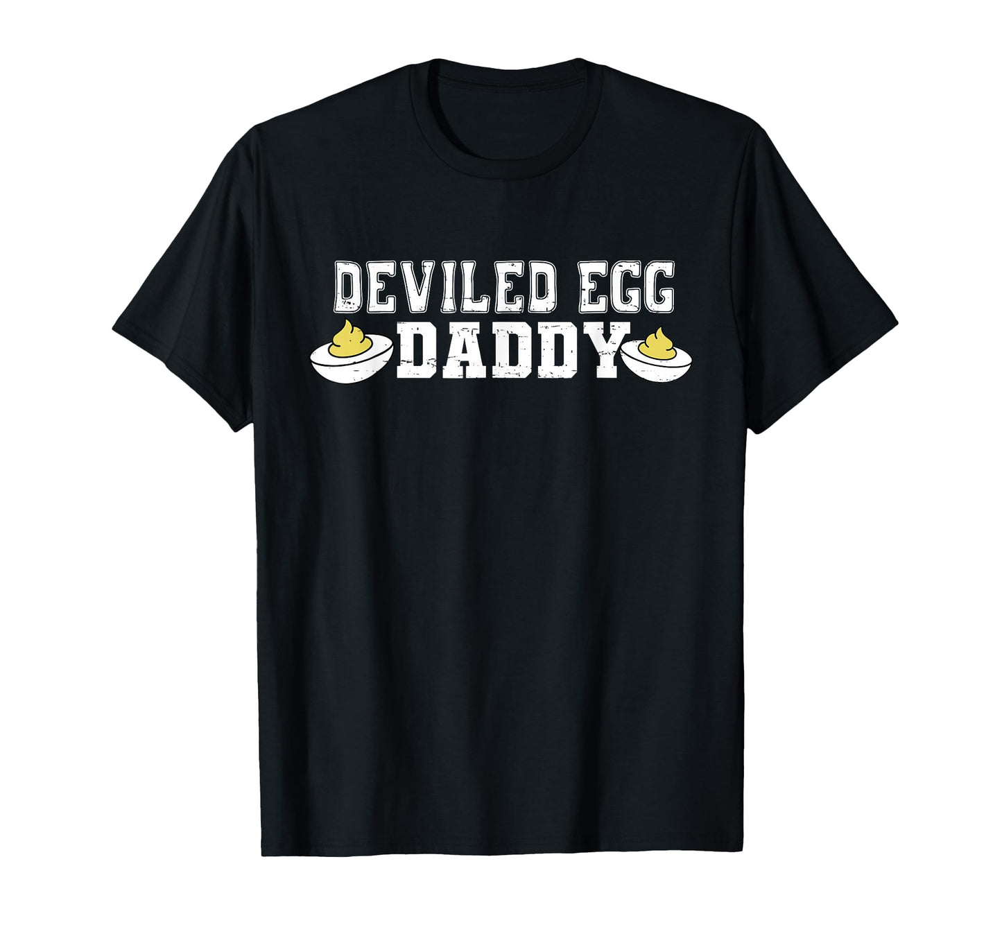 Retro Deviled Egg Daddy Funny Thanksgiving Fathers Day T-Shirt