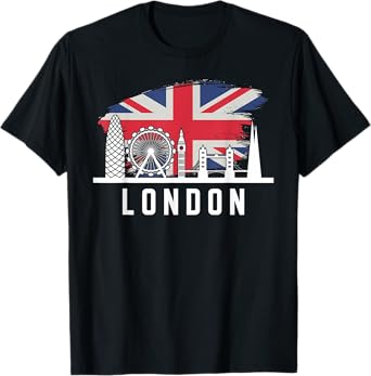 London Skyline England United Kingdom Souvenirs T-Shirt