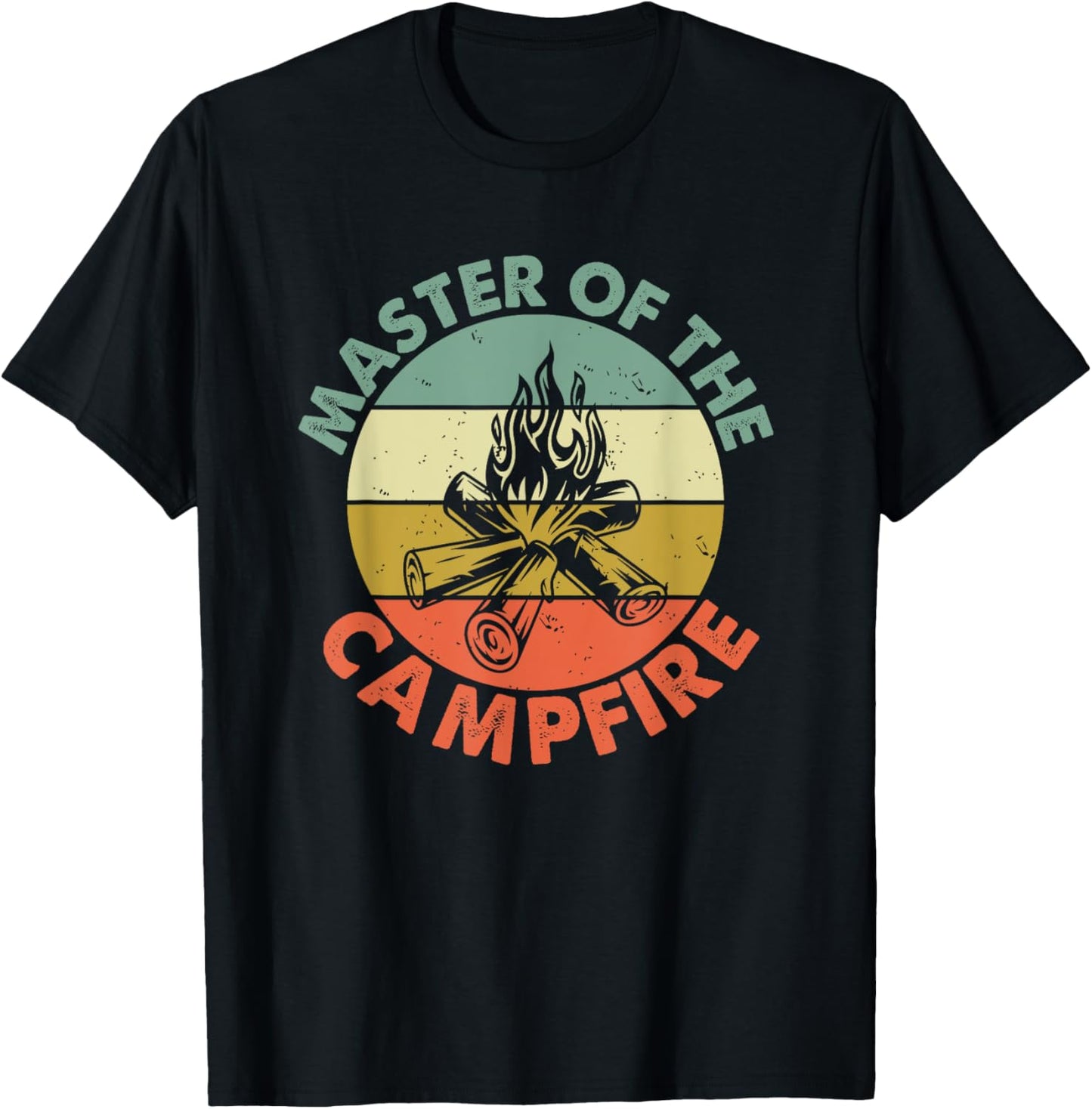 Master of the Campfire Dad Camping Shirt Camping Dad Gift T-Shirt