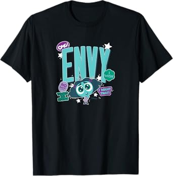 Inside Out 2 - Envy OMG I Want That I Wish No Way T-Shirt