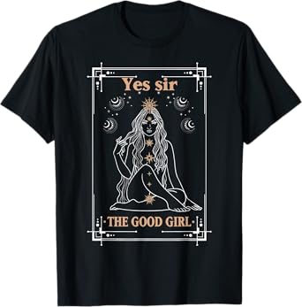 Yes Sir The Good-Girl, The Good-Girl Tarot Card, Smut Book T-Shirt