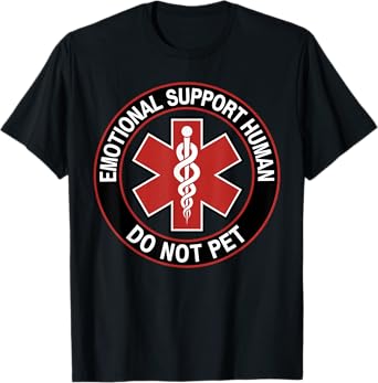 Emotional Support Husband Do Not Pet T-Shirt