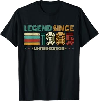 40 Years Old Legend Since 1985 40th Birthday T-Shirt