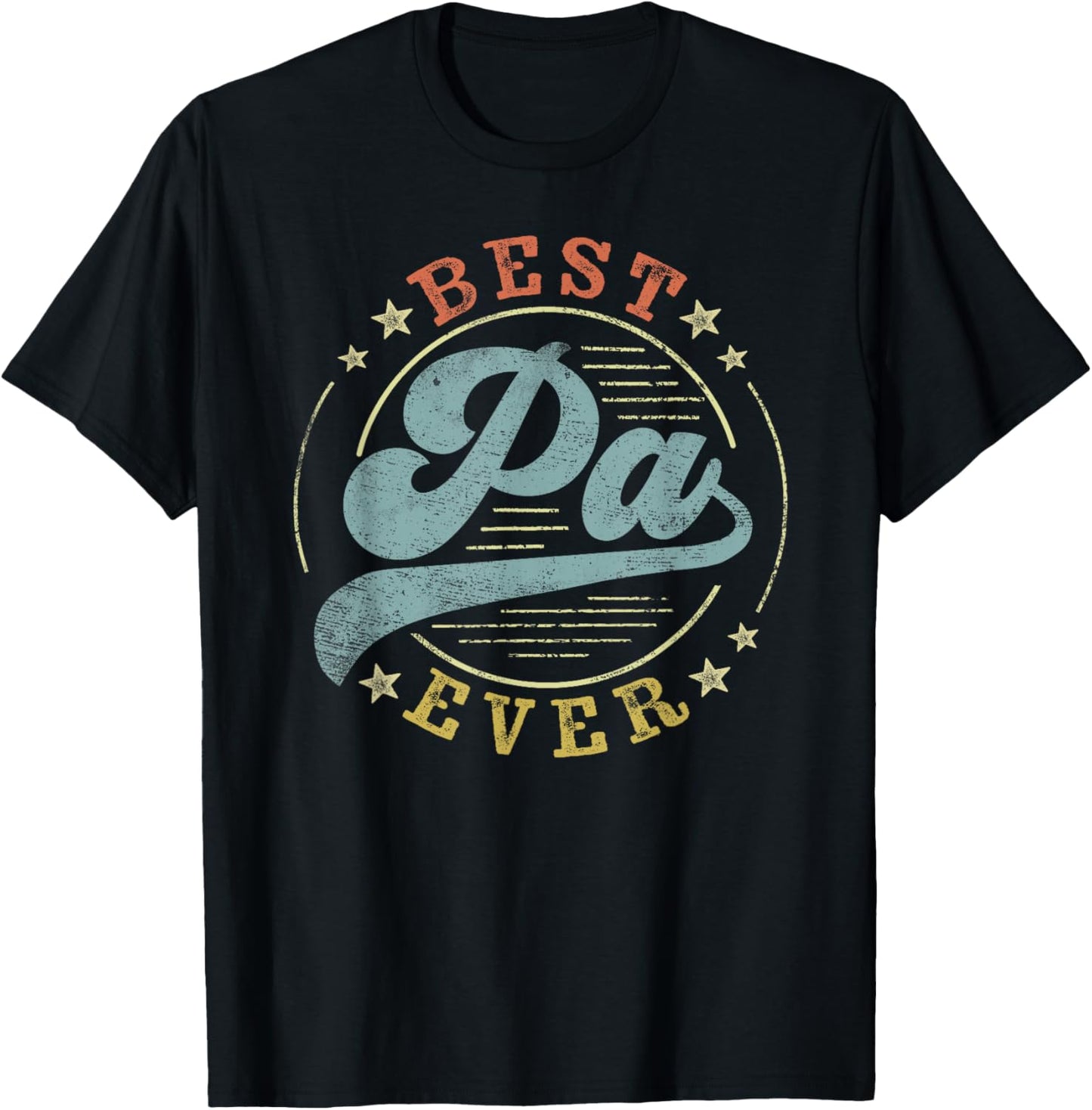 Best Pa Ever Father's Day Pa Gifts Vintage Emblem T-Shirt